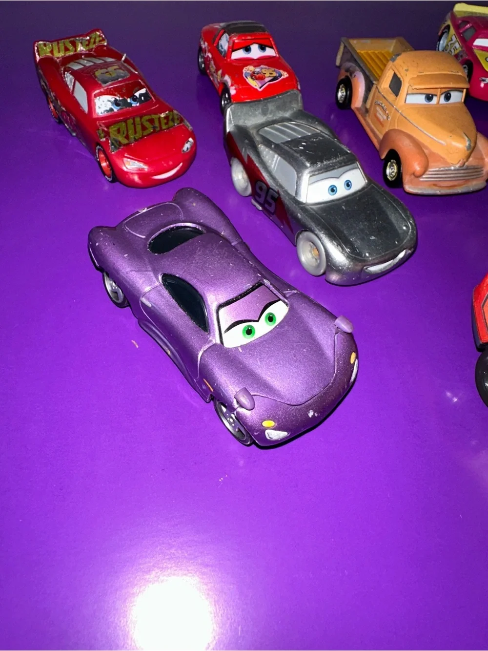Disney Cars Pixar Lightning McQueen & Friends Race Car Toys - Bundle